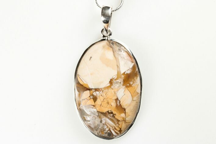 Ibis Jasper Pendant (Necklace) - Sterling Silver #192397